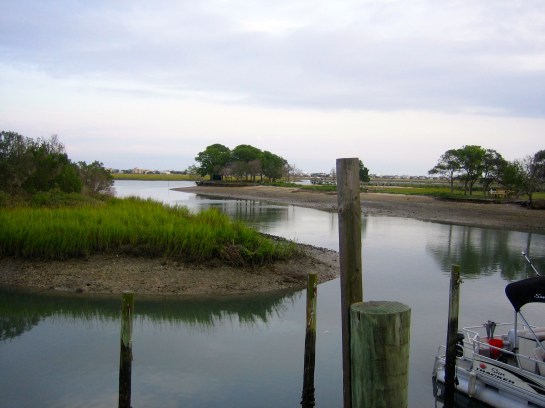 cloudy day at Murrell's Inlet