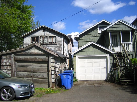 old and new cottages on the south waterfront