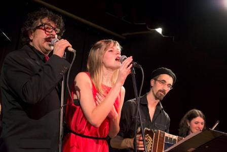 with guest artists in this case