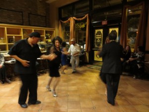 Salsa break at La Milonga del Carlton