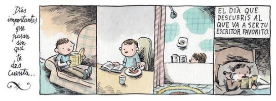 the day one discovers a favorite author