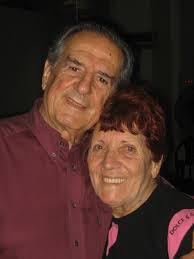 Marta Antón con su pareja Manolo "el Gallego"